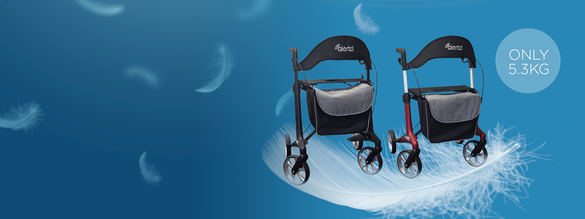 NEW CARBON ULTRA-LITE ROLLATORS